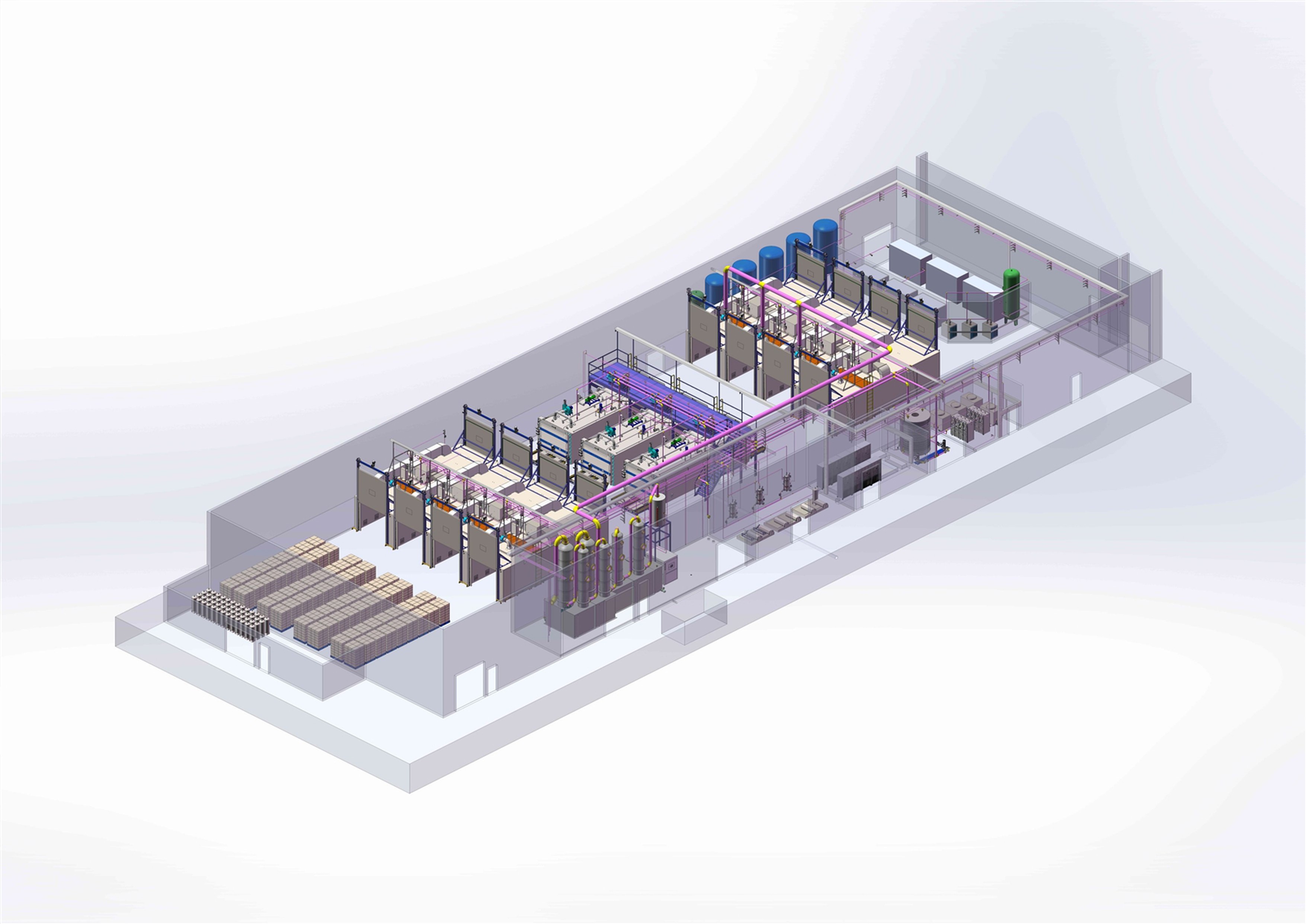 Ethylene Oxide (EtO) Sterilization 3D Drawing Design Ethylene Oxide (EtO) Sterilization 3D Drawing Design